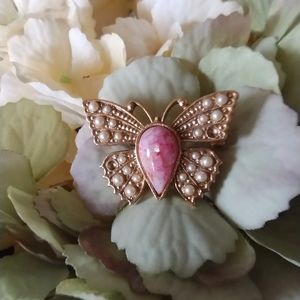 Vintage Butterfly Brooch Pin